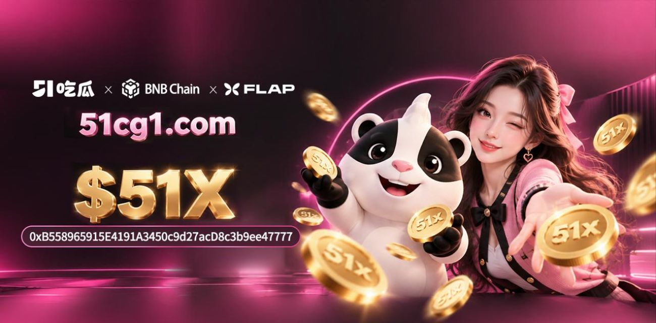 51吃瓜网首个 Meme 项目 $51X 已发射 正式迈入Web3世界！